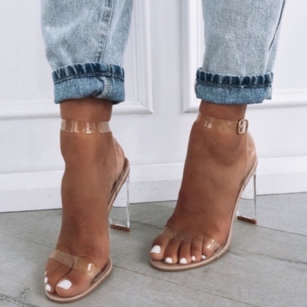 Clear Nude High Heel